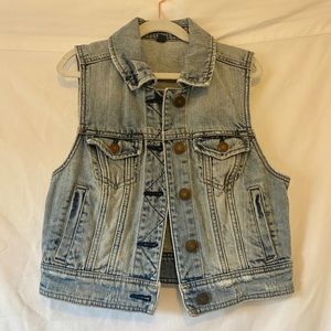 American Eagle Denim Vest